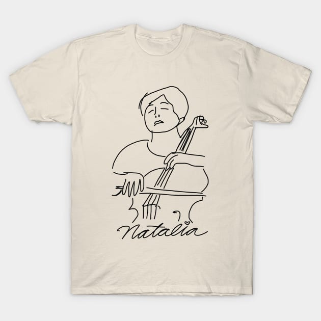 Natalia Gutman T-Shirt by Stark Raving Cello